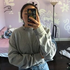 Cropped Nike mock neck